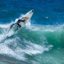 Surfing by the sea 2